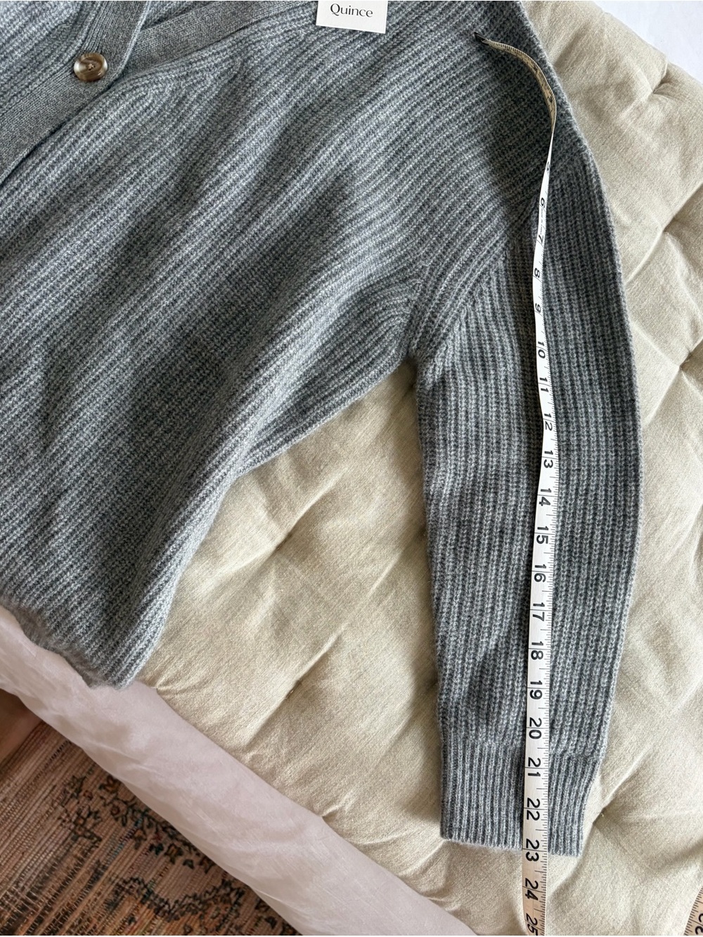 NWT MONGOLIAN CASHMERE OVERSIZED BOYFRIEND CARDIGAN SWEATER, XS - Picture 9 of 10